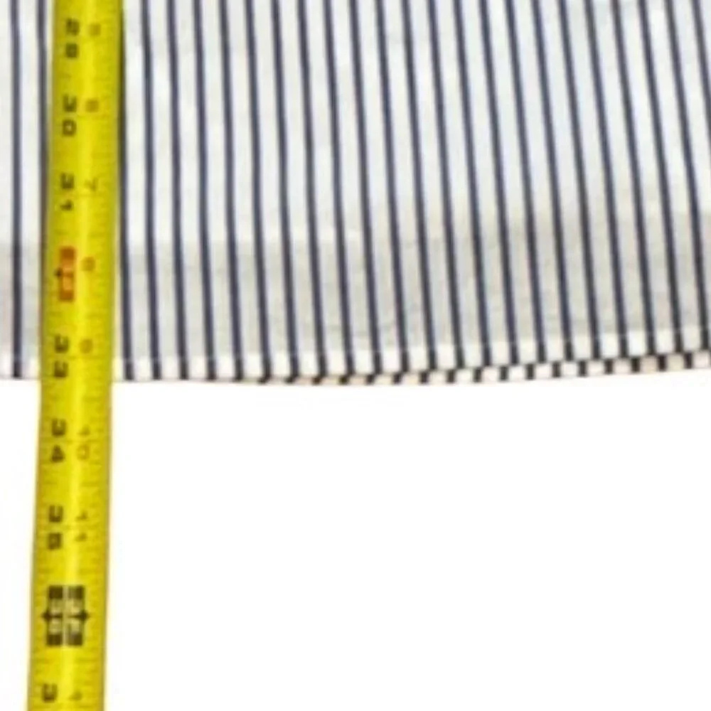 A. Byer NEW Small Striped One Shoulder Ruffle Blue Summer Dress with Pockets - Picture 10 of 11